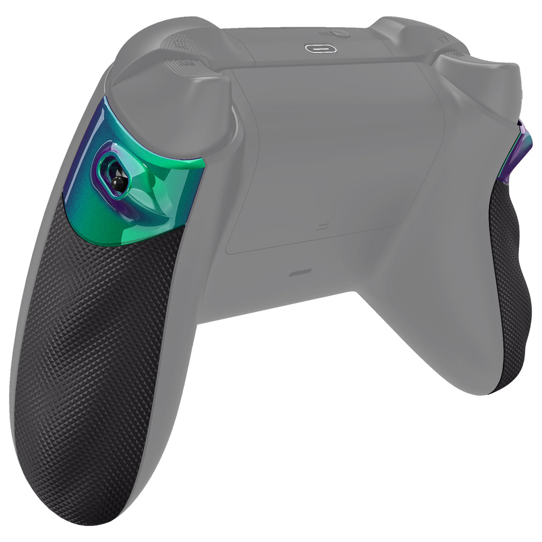 Chameleon Green Purple Flexor Diamond Textured Side Rails Grips Ergonomic Trigger Stop Kit For Xbox Series X/S Controller-PX3Q3007WS