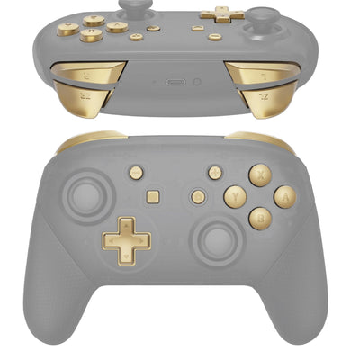 Champagne Gold 13in1 Button Kits For NS Pro Controller-KRP358WS - Extremerate Wholesale