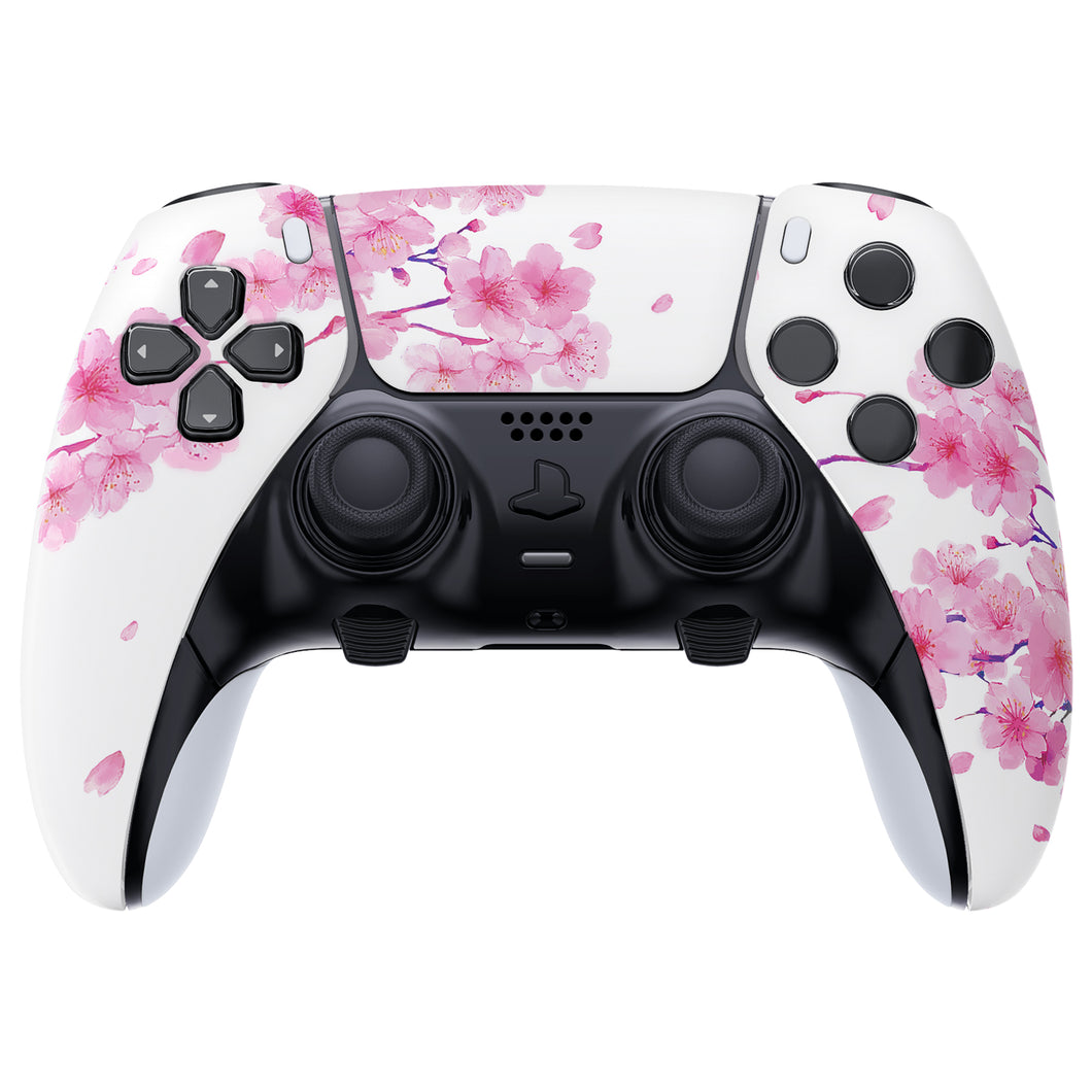 Cherry Blossom Whisper Left Right Front Housing Shell With Touchpad Compatible With PS5 Edge Controller - MLREGT014WS