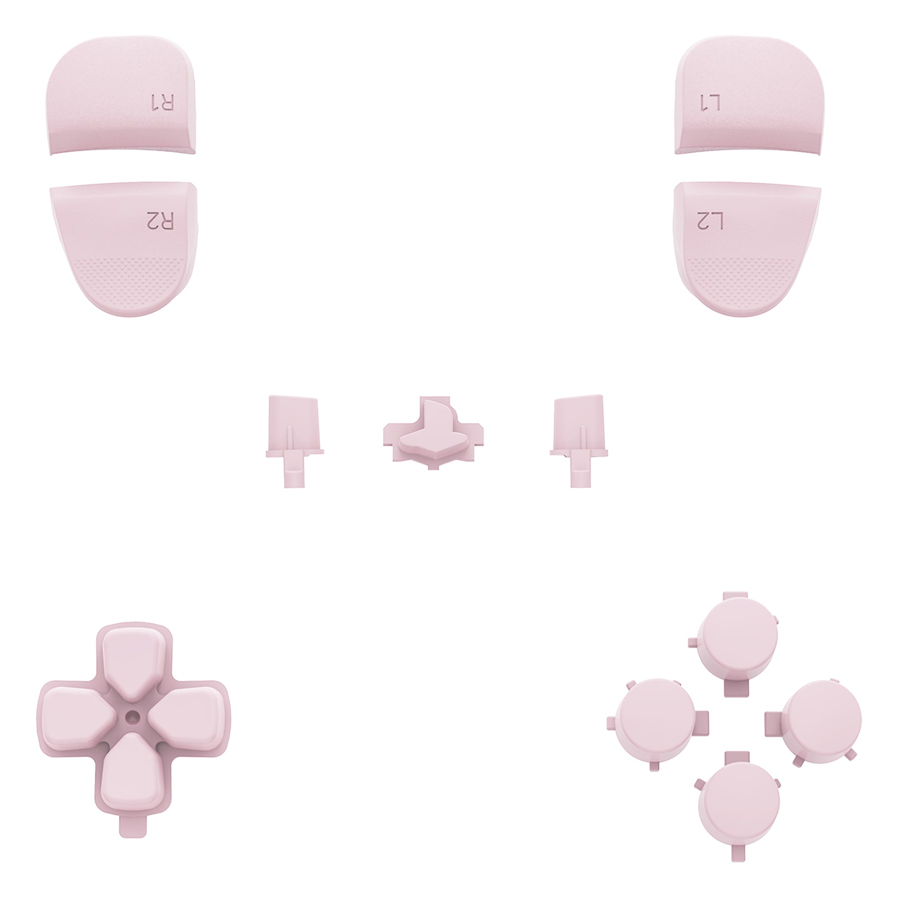 【サイズ:純色マット系_色:チェリーブロッサムピンク】eXtremeRate S eXtremeRate Replacement Full Set Shells with Buttons