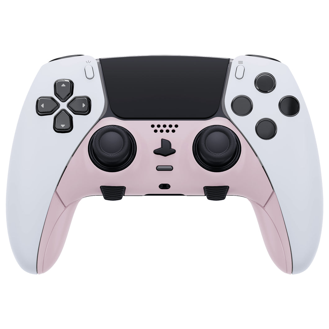 Cherry Blossoms Pink Replacement Top Bottom Decorative Trim Shell Compatible with PS5 Edge Controller -CXQEGP010WS