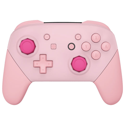 Pro Controller Octagon Shell Cherry Blossoms Pink & Puffy Pink Octagonal Gated Sticks Full Shells ...