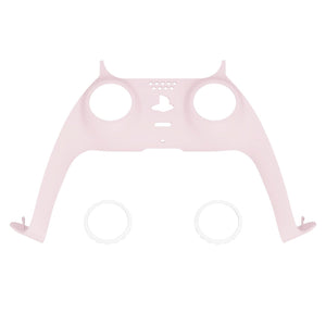 Cherry Blossoms Pink Decorative Trim Shell With Accent Rings Compatible With PS5 Controller-GPFP3012WS - Extremerate Wholesale