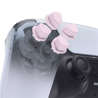 Cherry Blossoms Pink Ergonomic Split D-pad Direction Buttons (SDP Buttons) For PS5 & PS5 Edge & PS4 All Model Controller -JPF8012WS - Extremerate Wholesale