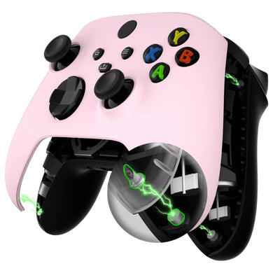 Cherry Blossoms Pink Magnetic Replacement Front Housing Shell With Accent Rings For Xbox Series X & S Controller & Xbox Core Controller Model 1914 - MX3P3002WS - Extremerate Wholesale