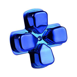 Chrome Blue Dpad Compatible With PS4 Controller-P4J0504 - Extremerate Wholesale
