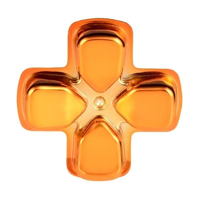 Chrome Orange Dpad Compatible With PS4 Controller-P4J0507 - Extremerate Wholesale