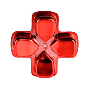 Chrome Red Dpad Compatible With PS4 Controller-P4J0503 - Extremerate Wholesale
