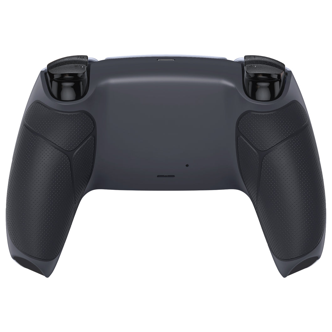 Classic Gray & Dark Gray Performance Non-Slip Rubberized Grip Replacement Bottom Shell Compatible With PS5 Controller BDM-010 & BDM-020 & BDM-030 - DPFU6004WS