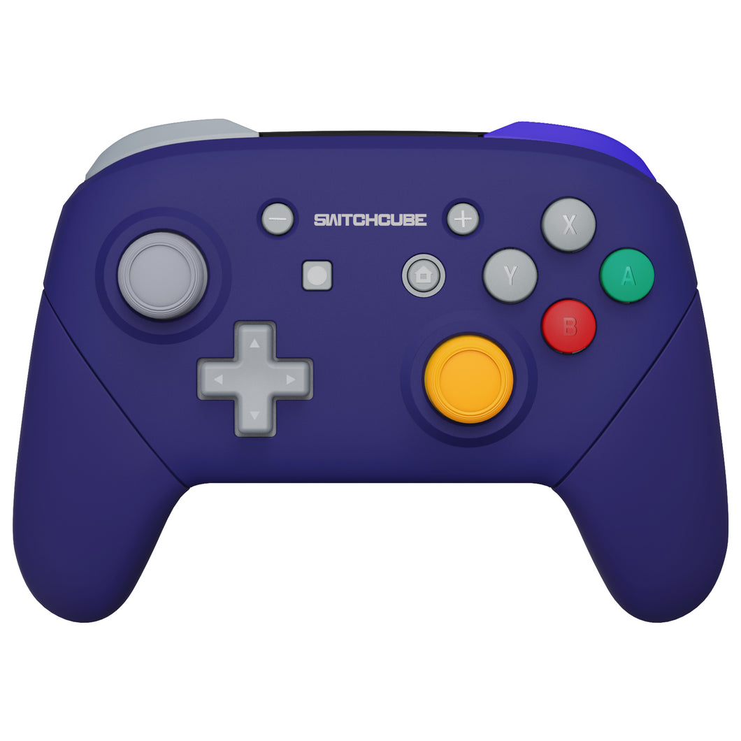 Soft Touch Classic SwitchCube Style Full Shells And Handle Grips For NS Pro Controller - FRY001WS