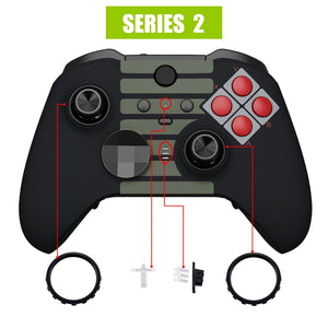 Classics NES Front Shell For Xbox One-Elite2 Controller-ELT137WS - Extremerate Wholesale