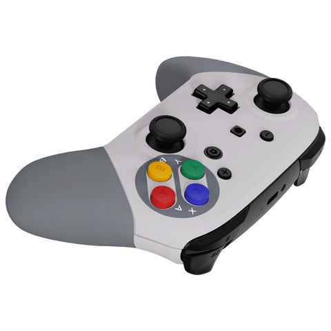Classics SNES EU Full Shells And Handle Grips For NS Pro Controller ...