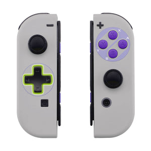 Classics SNES Shells For NS Switch Joycon & OLED Joycon Dpad Version-JZT105WSV2 - Extremerate Wholesale