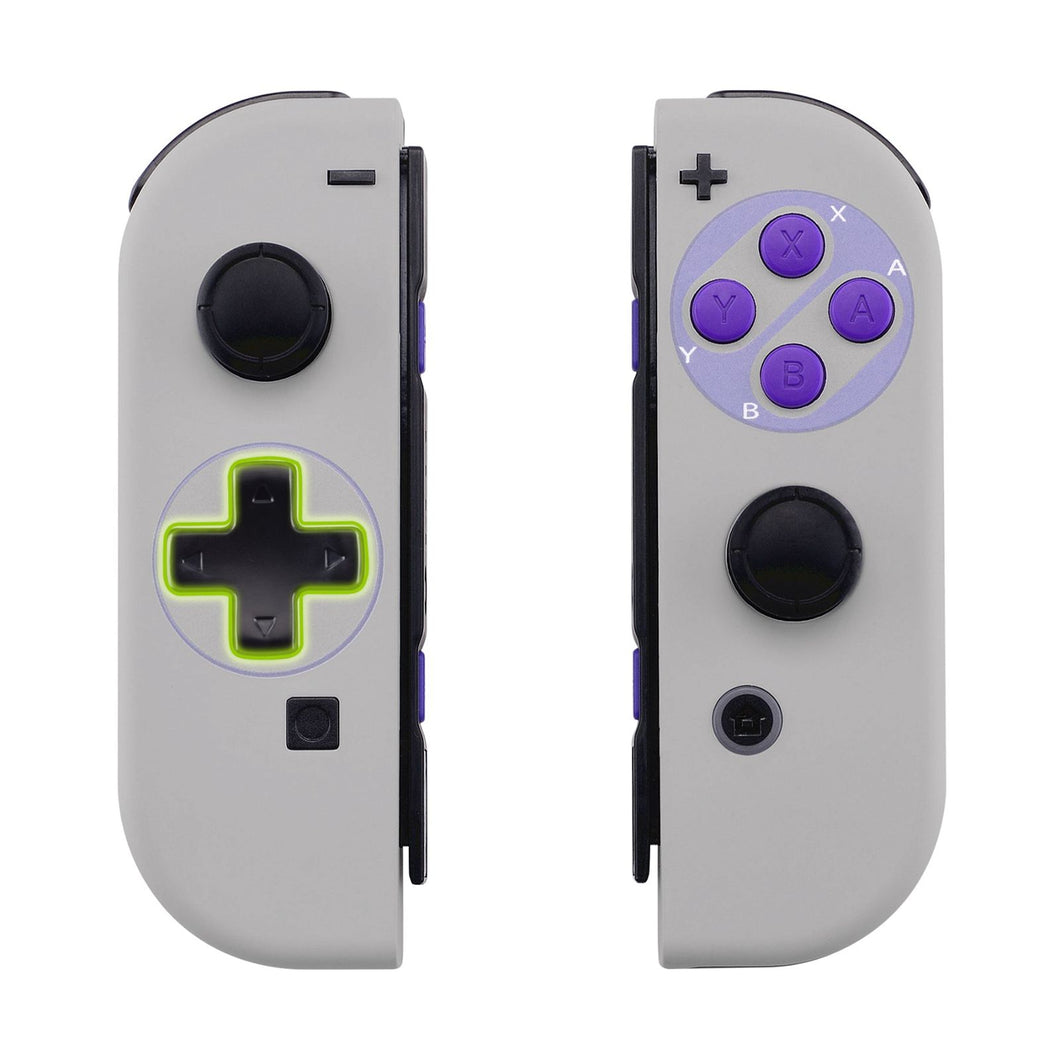 Classics SNES Shells For NS Switch Joycon & OLED Joycon Dpad Version-JZT105WSV2 - Extremerate Wholesale