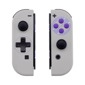 Classics SNES Shells For NS Switch Joycon & OLED Joycon Dpad Version-JZT105WSV2 - Extremerate Wholesale