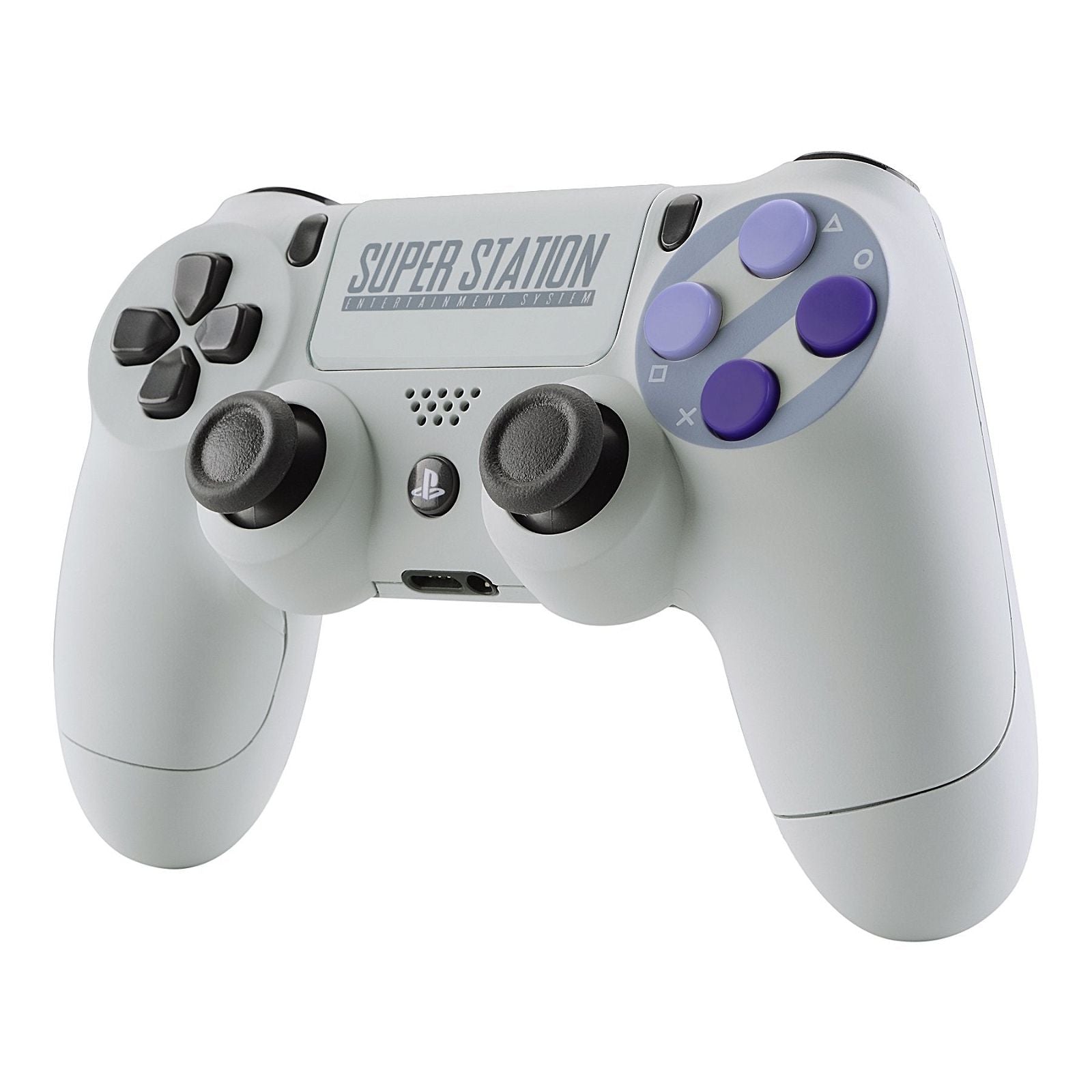 Classics SNES Style Front and Back Shells with Touchpad and Purple