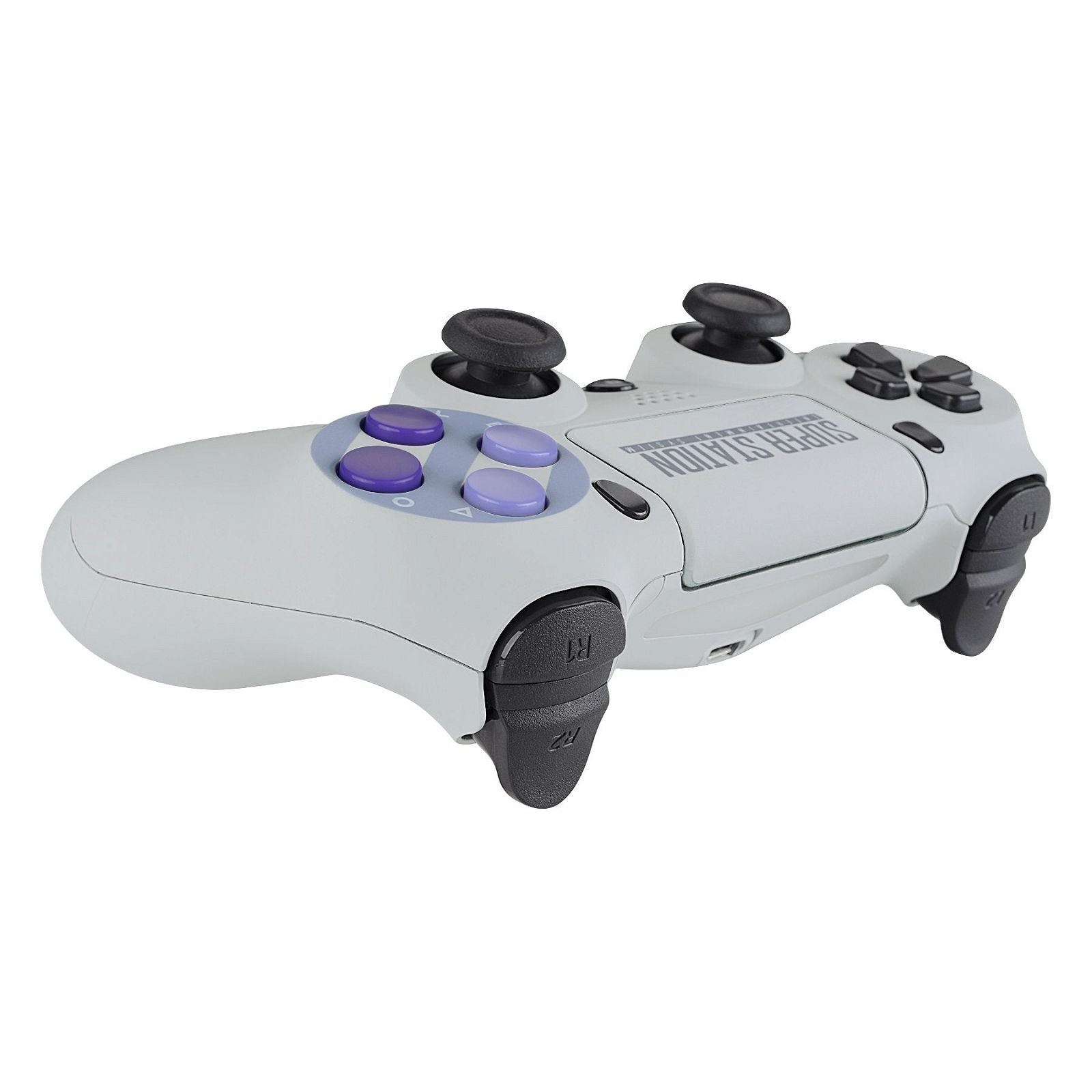 Classics SNES Style Front and Back Shells with Touchpad and Purple