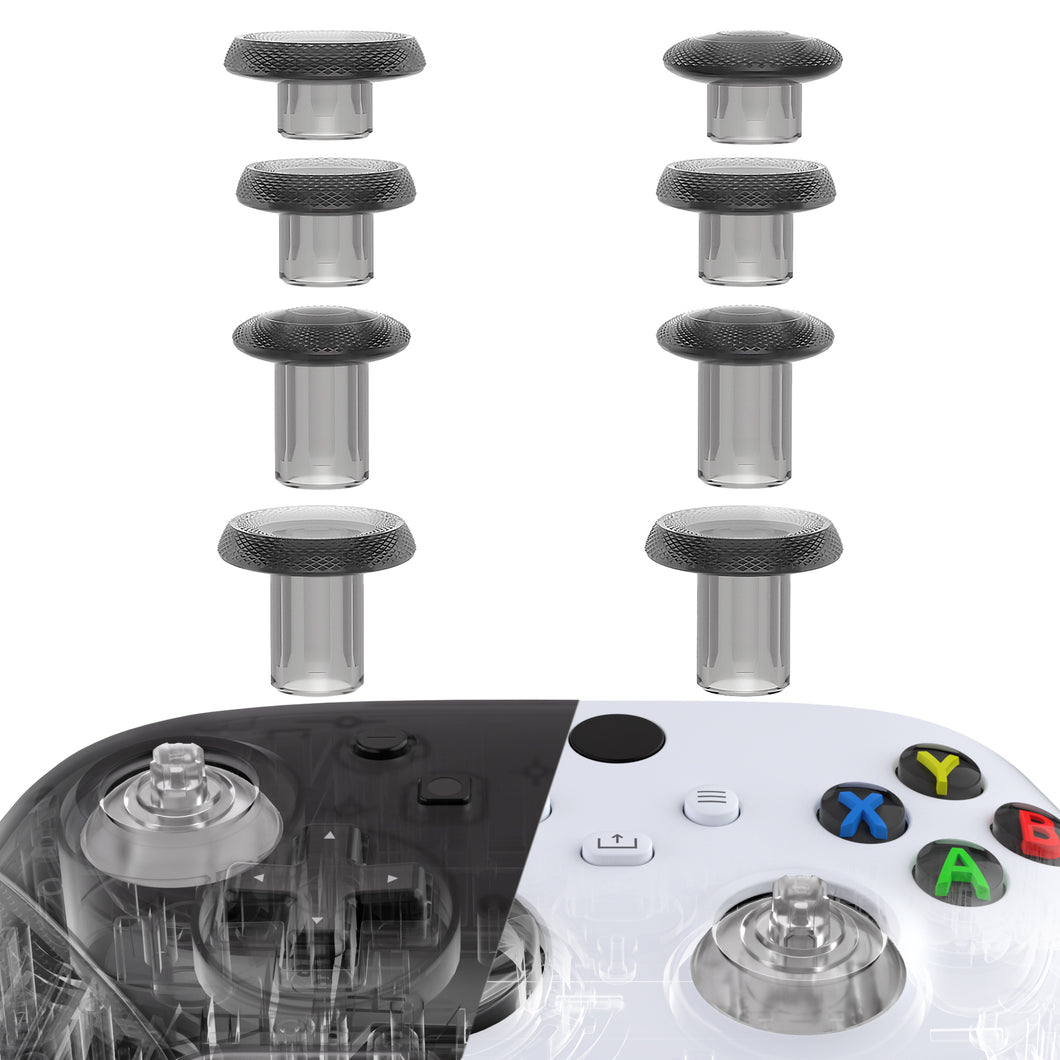 Clear Black ThumbsGear V2 Interchangeable Thumbstick for Xbox Series X/S Controller & Xbox Core Controller & Xbox One S/X/Elite Controller & Nintendo Switch Pro Controller - SYGX3M007WS