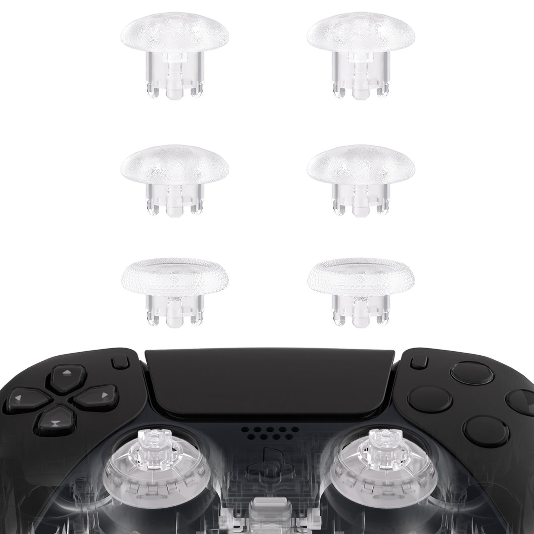 Clear EDGE Sticks Replacement Interchangeable Thumbsticks for PS5 & PS4 All Model Controllers - P5J207WS