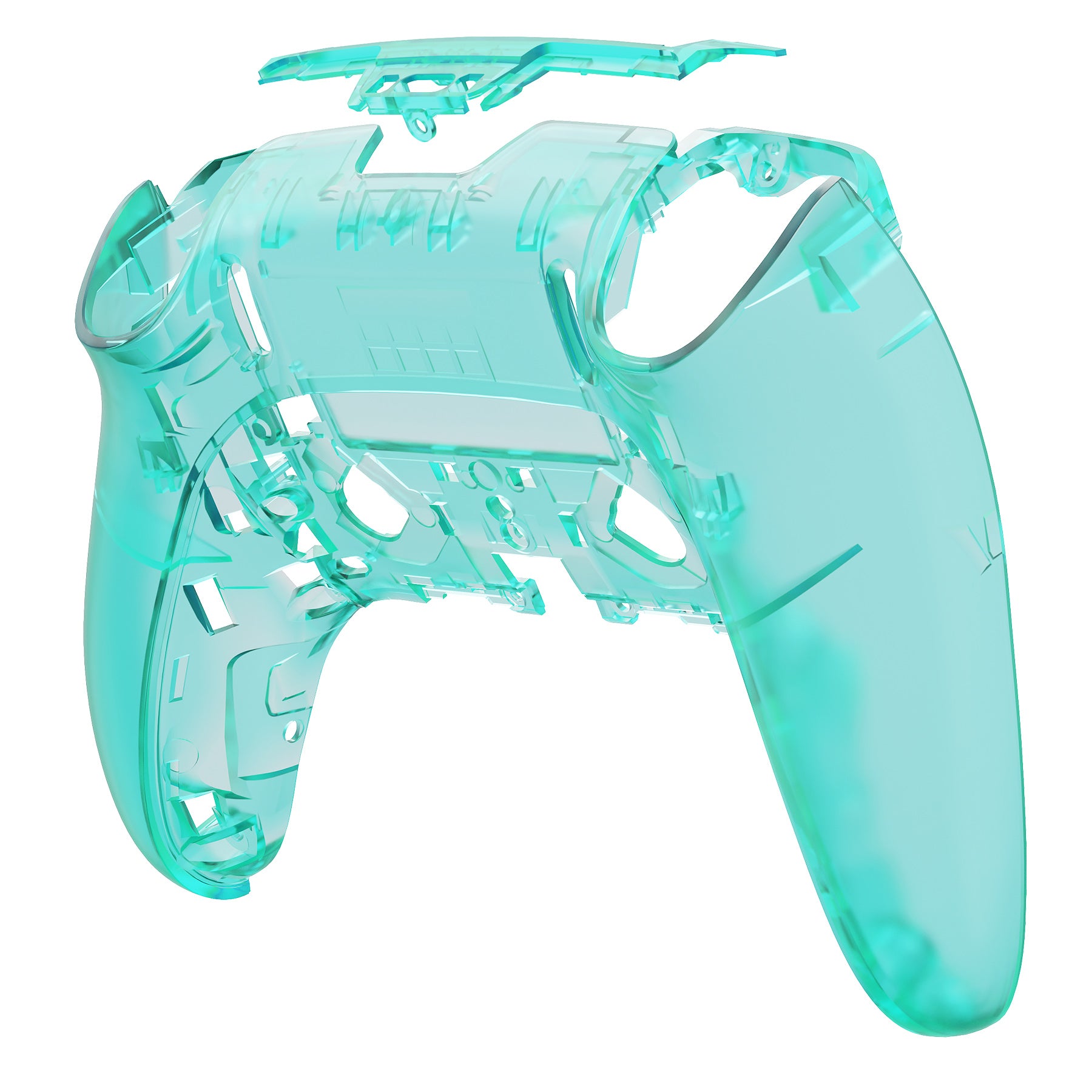Clear Emerald Green Back Shell Compatible With PS5 Edge Controller