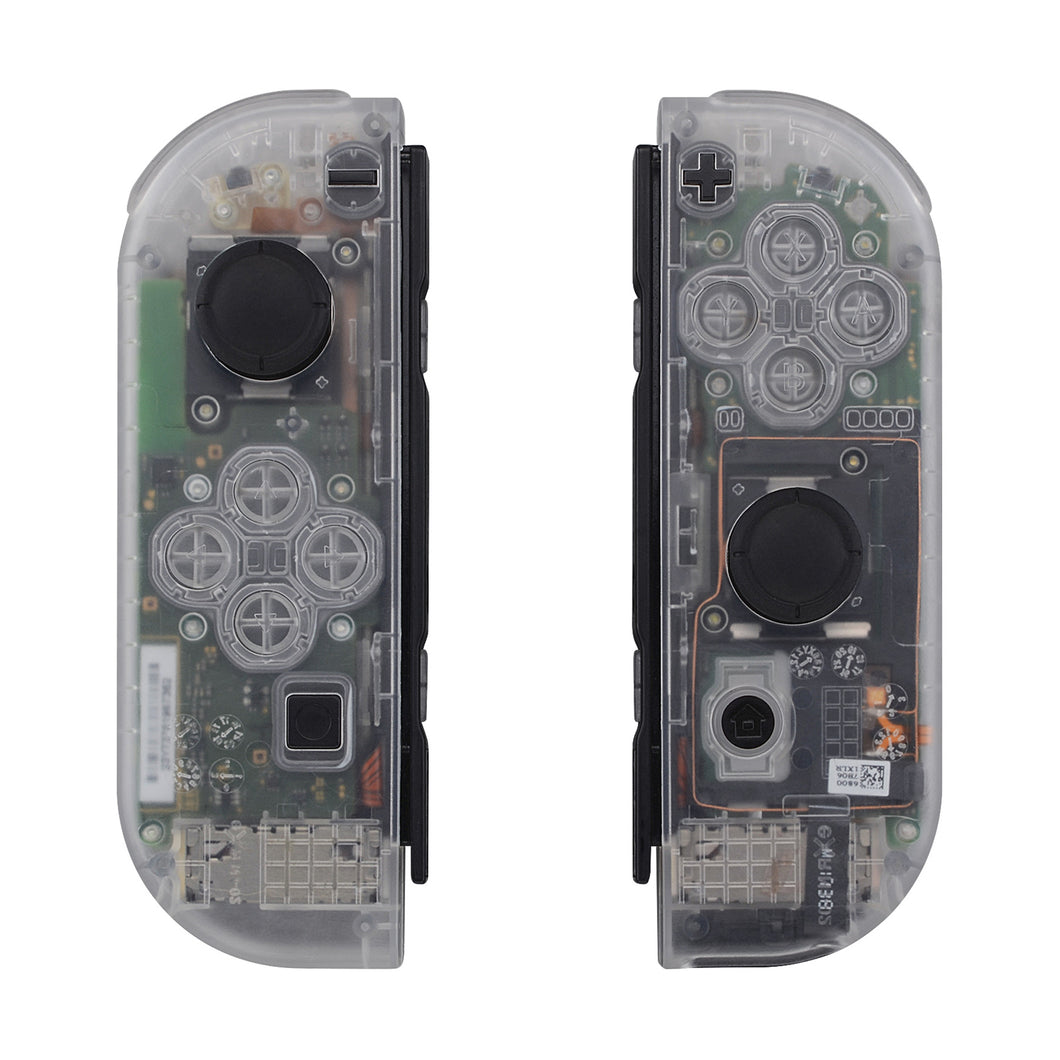 Clear Shells With Middle Tray For NS Switch Joycon & OLED Joycon-CM501WS