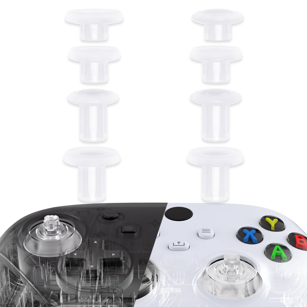 Clear ThumbsGear V2 Interchangeable Thumbstick for Xbox Series X/S Controller & Xbox Core Controller & Xbox One S/X/Elite Controller & Nintendo Switch Pro Controller - SYGX3M006WS