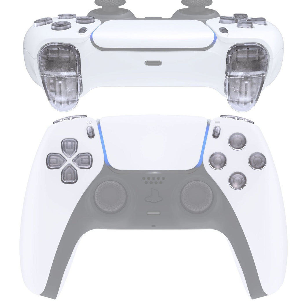 Clear 11in1 Button Kits Compatible With PS5 Controller BDM-010 & BDM-020 - JPF3001G2WS - Extremerate Wholesale