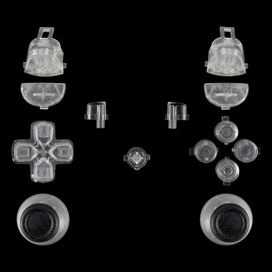 Clear 14in1 Button Kits Compatible With PS4 Gen2 Controller-SP4J0107 - Extremerate Wholesale