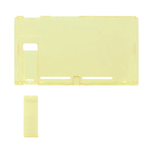Clear Amber Yellow Backplate With Kickstand For NS Console-ZM509WS - Extremerate Wholesale