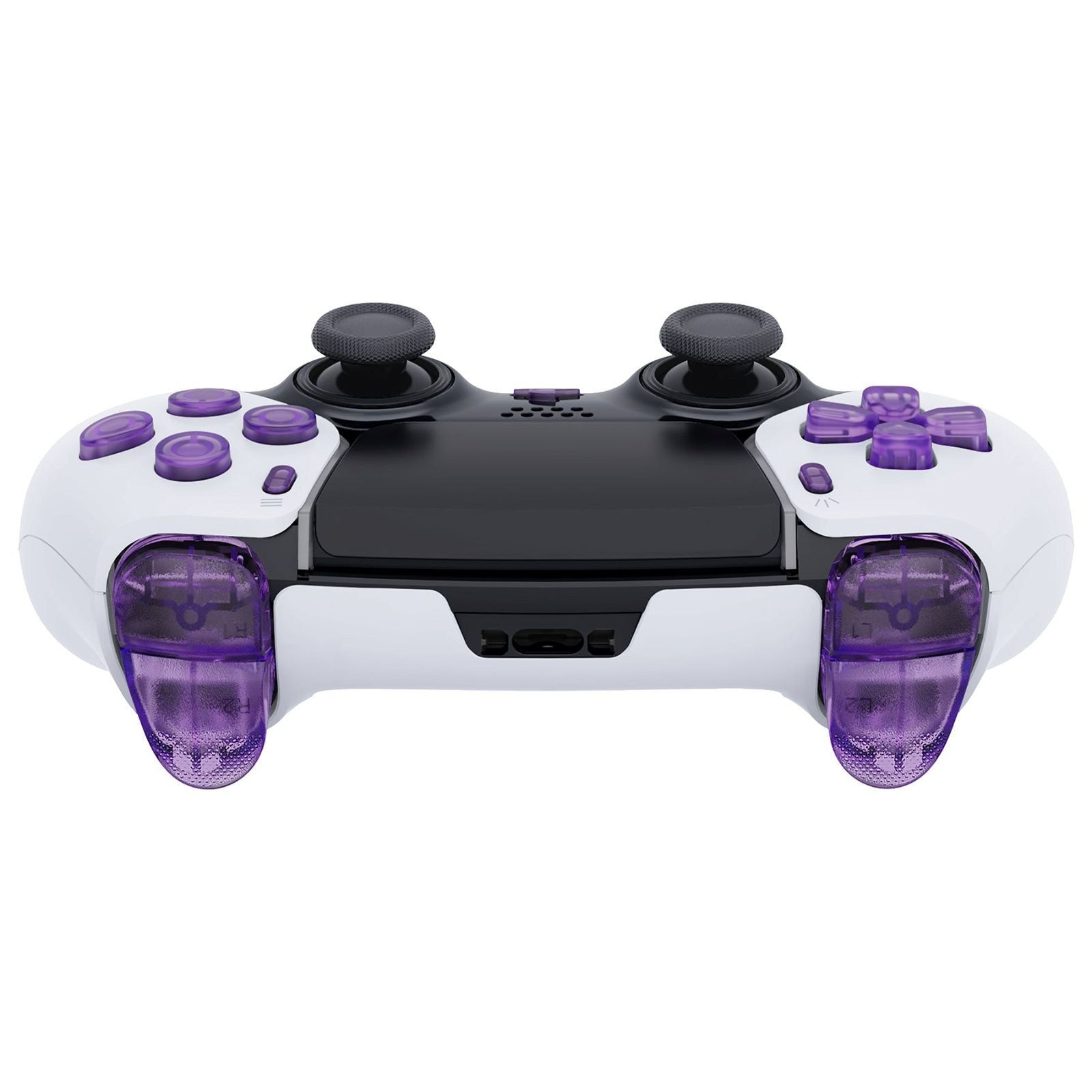Clear Atomic Purple Full Set Button Kits Compatible With PS5
