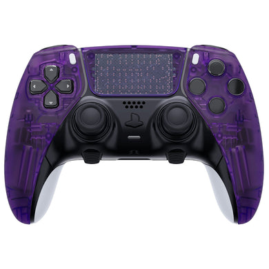 Clear Atomic Purple Left Right Front Housing Shell With Touchpad Compatible With PS5 Edge Controller - MLREGM001WS - Extremerate Wholesale