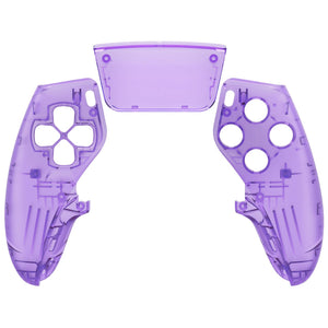 Clear Atomic Purple Left Right Front Housing Shell With Touchpad Compatible With PS5 Edge Controller - MLREGM001WS - Extremerate Wholesale