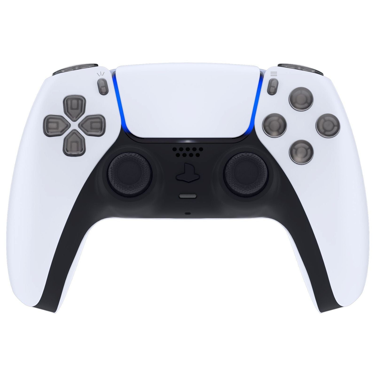 Clear Black 11in1 Button Kits Compatible With PS5 Controller BDM
