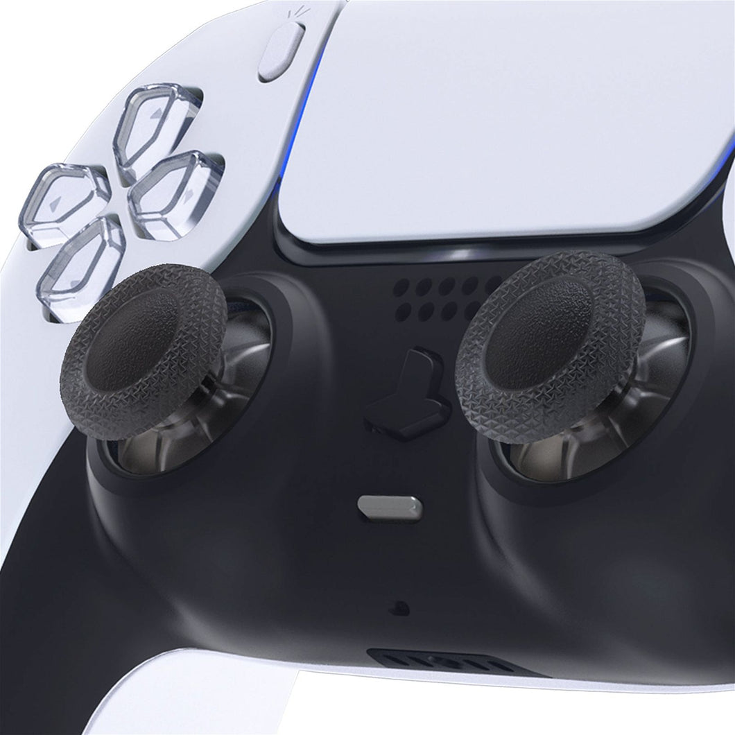 Clear Black Analog Thumbsticks Compatible With PS5 Controller-JPF630WS - Extremerate Wholesale