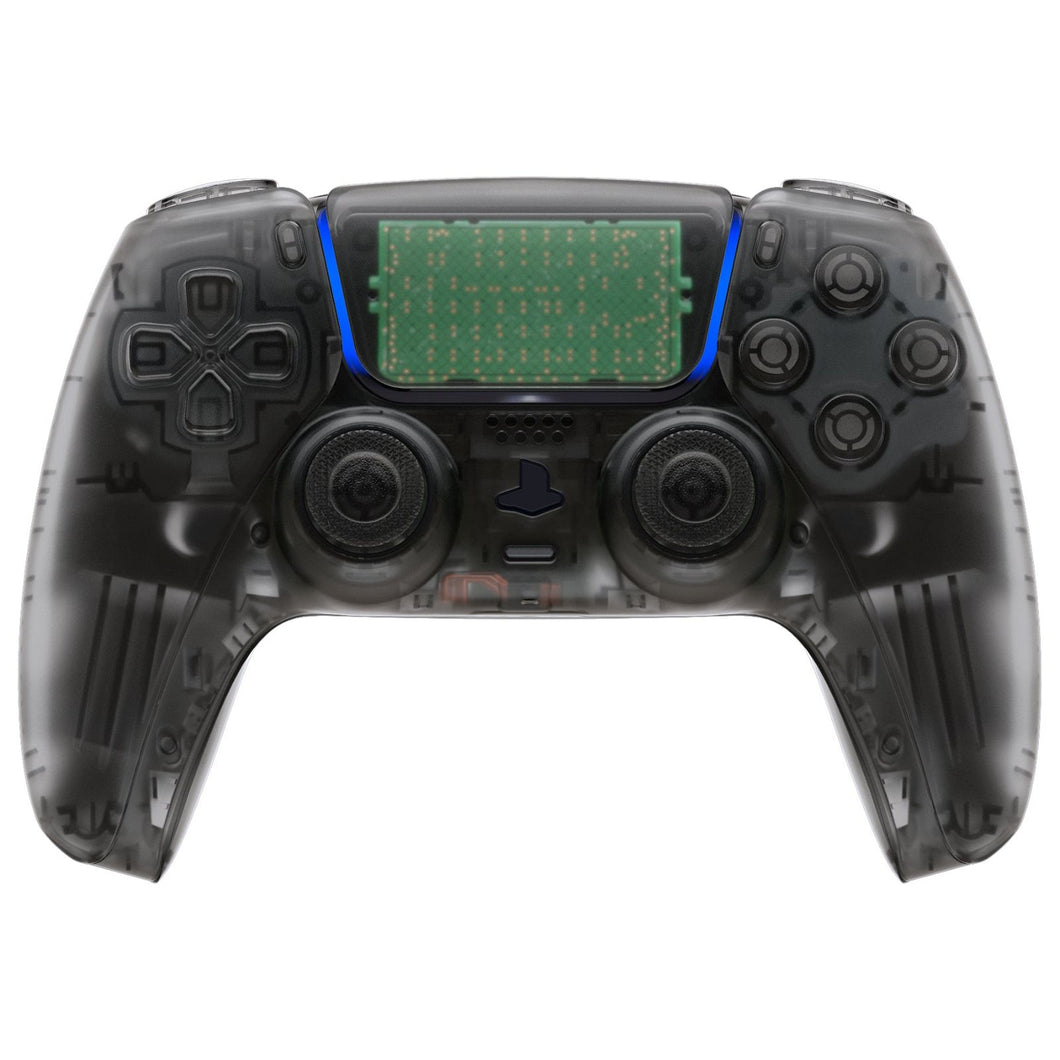 Clear Black Full Set Shell Kits For PS5 Controller BDM-010 & BDM-020 - QPFM5007G2WS - Extremerate Wholesale