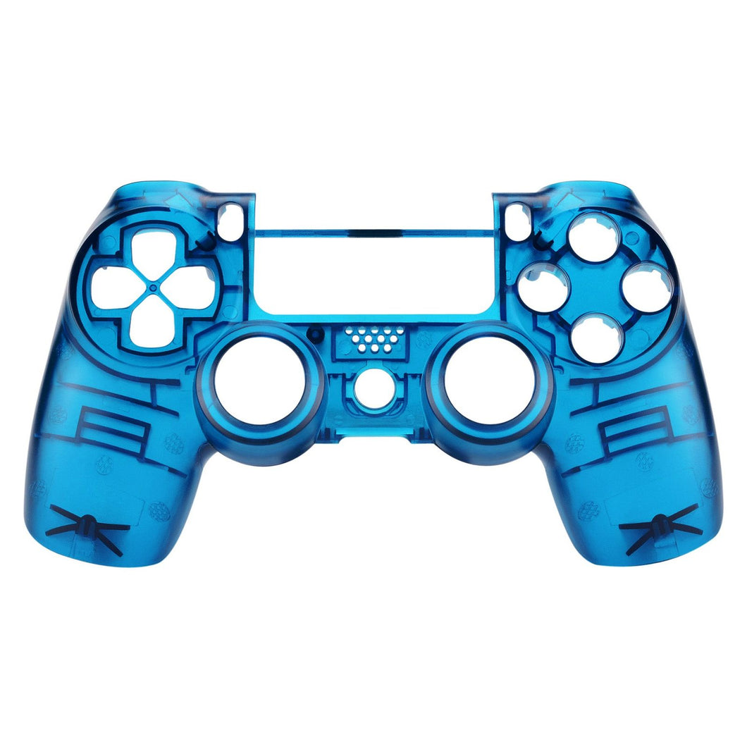 Clear Blue Front Shell Compatible With PS4 Gen2 Controller-SP4FM05WS - Extremerate Wholesale