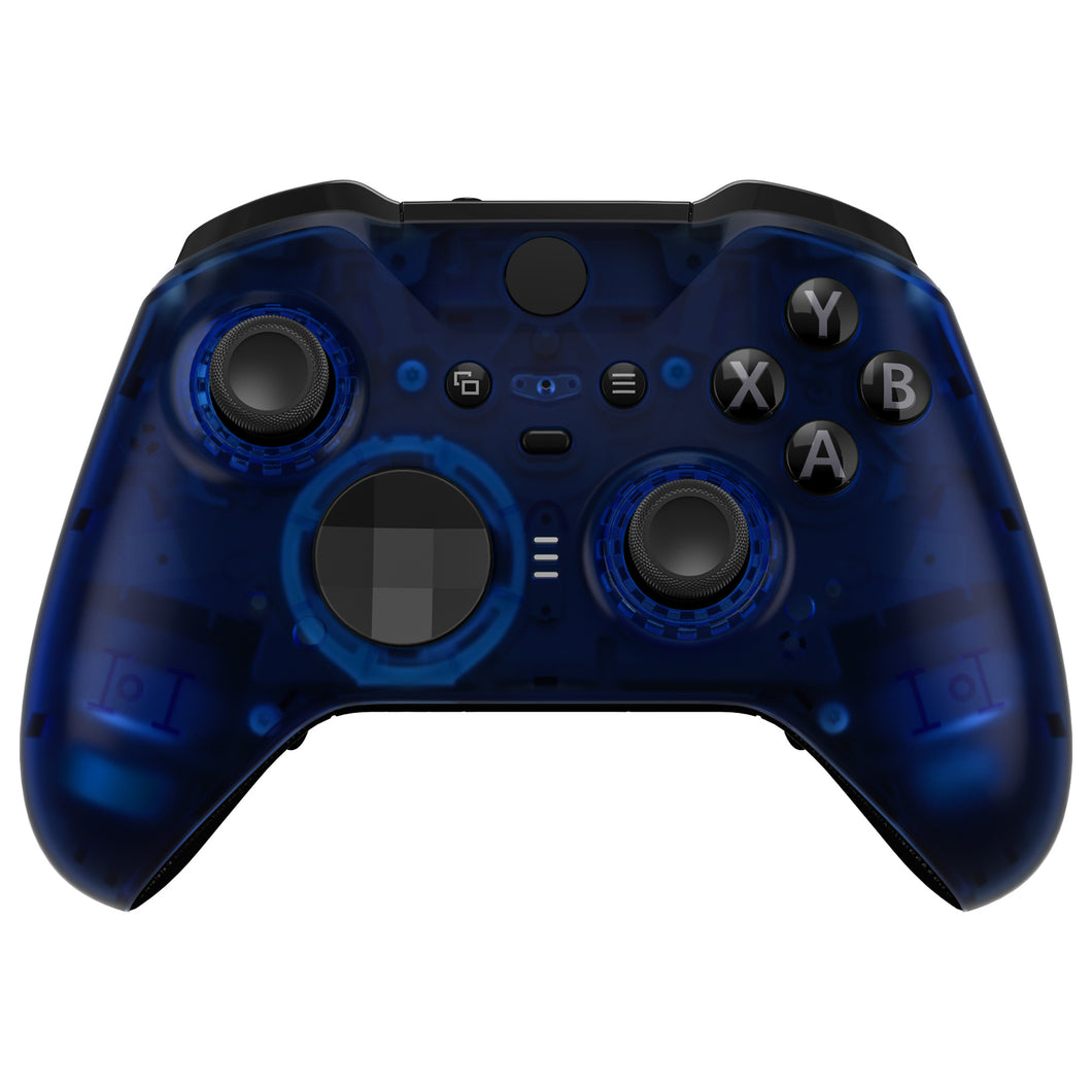 Clear Blue Front Shell For Xbox One-Elite2 Controller-ELM507WS