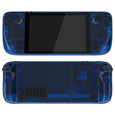 Clear Blue Full Set Shell For Steam Deck LCD Console - QESDM005WS - Extremerate Wholesale