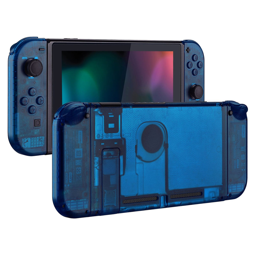 Clear Blue Full Shells For NS Joycon-Without Any Buttons Included-QM504WS - Extremerate Wholesale