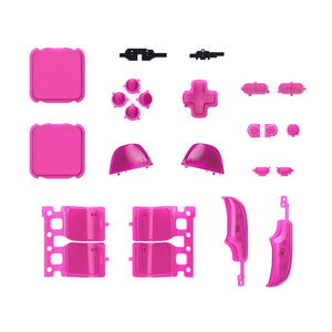 Clear Candy Pink Replacement Full Set Buttons for Steam Deck LCD Console - JESDM008WS - Extremerate Wholesale