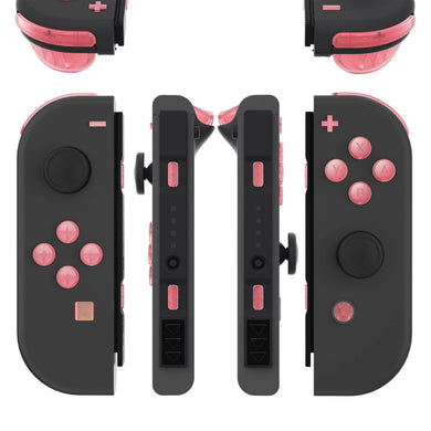 Clear Cherry Pink 21in1 Button Kits For NS Switch Joycon & OLED Joycon-AJ114WS - Extremerate Wholesale