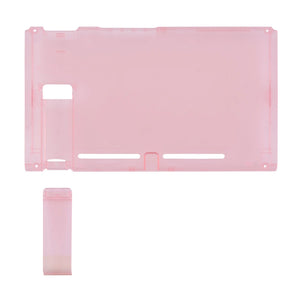 Clear Cherry Pink Backplate With Kickstand For NS Console-ZM507WS - Extremerate Wholesale