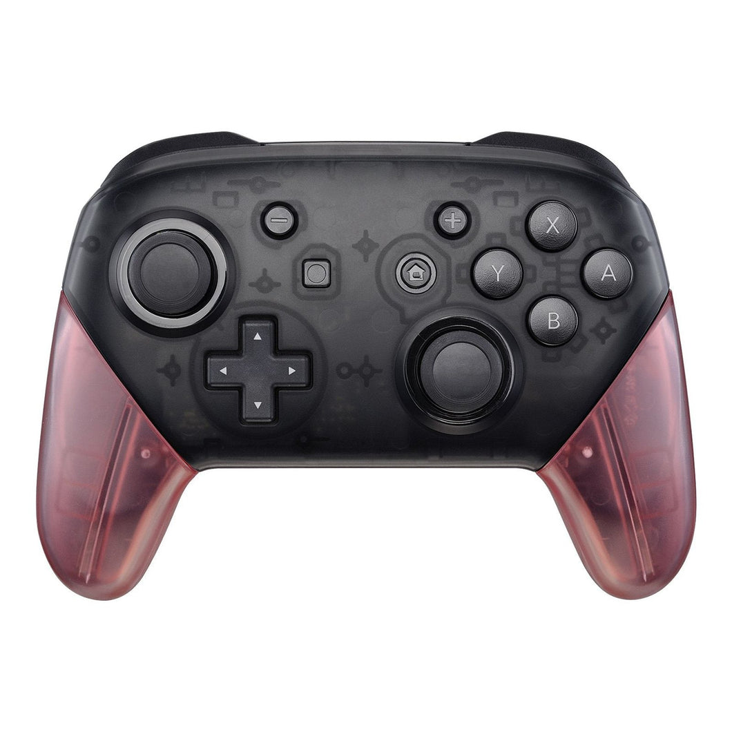 Clear Cherry Pink Handle Grips For NS Pro Controller-GRM507WS - Extremerate Wholesale