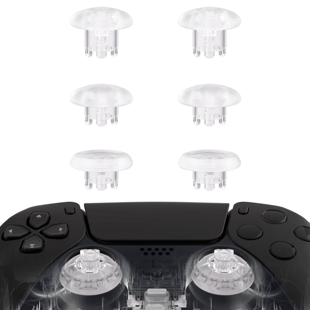 Clear EDGE Sticks Replacement Interchangeable Thumbsticks for PS5 & PS4 All Model Controllers - P5J207WS - Extremerate Wholesale
