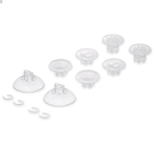 Clear EDGE Sticks Replacement Interchangeable Thumbsticks for PS5 & PS4 All Model Controllers - P5J207WS - Extremerate Wholesale