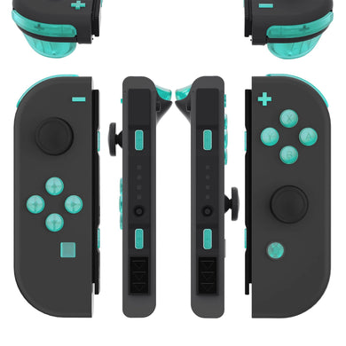 Clear Emerald Green 21in1 Button Kits For NS Switch Joycon & OLED Joycon-AJ115WS - Extremerate Wholesale