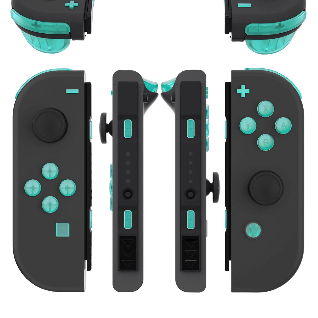 Clear Emerald Green 21in1 Button Kits For NS Switch Joycon & OLED Joycon-AJ115WS - Extremerate Wholesale