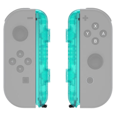 Clear Emerald Green Joycon Wrist Strap Shell For NS-UEM508WS - Extremerate Wholesale