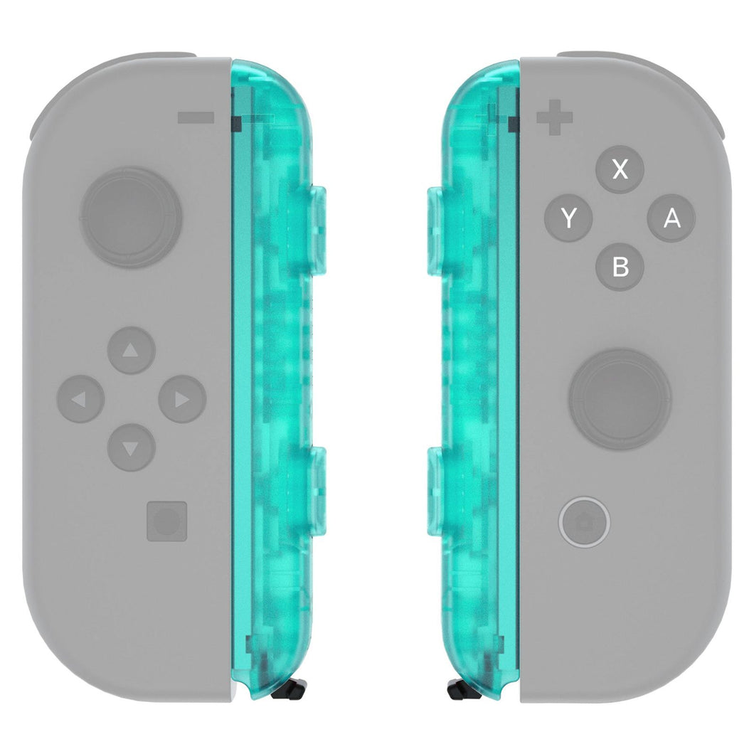 Clear Emerald Green Joycon Wrist Strap Shell For NS-UEM508WS - Extremerate Wholesale