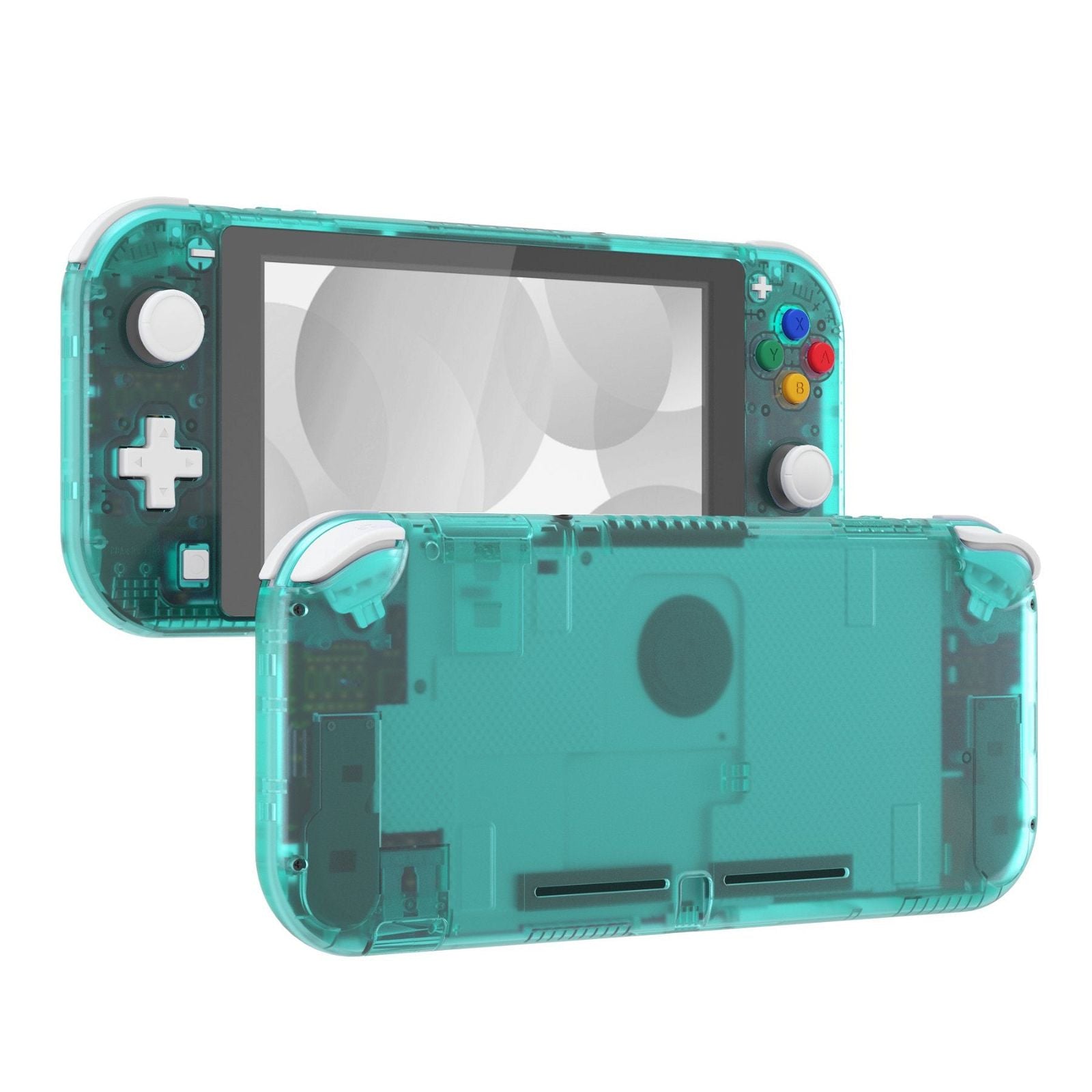 Nintendo Switch 本体 カスタム クリアグリーン 周辺機器等 Clear_Emerald_Green_Shells_For